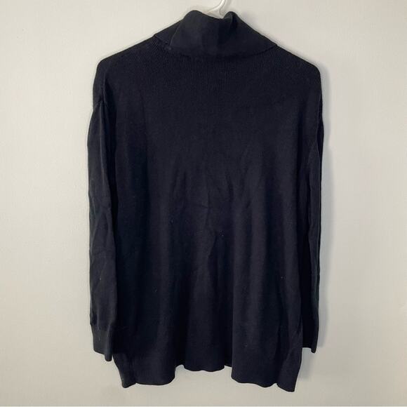 Vineyard Vines Black Turtleneck Knit Sweater Size S - Picture 3 of 5